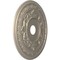 Ekena Millwork Baltimore PVC Medallion (Canopies up to 7 3/4"), 22"OD x 3 1/2"ID x 1"P, Metallic Silver Metallic CMP22BACSV - alternate 3